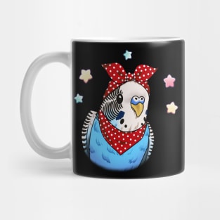 Feathers and Love: Budgie Mom's Parrot Passion Mug